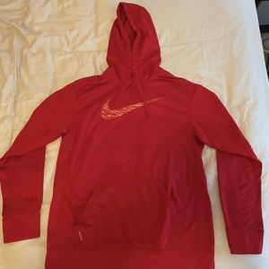 Red Nike sweatshirt/hoodie